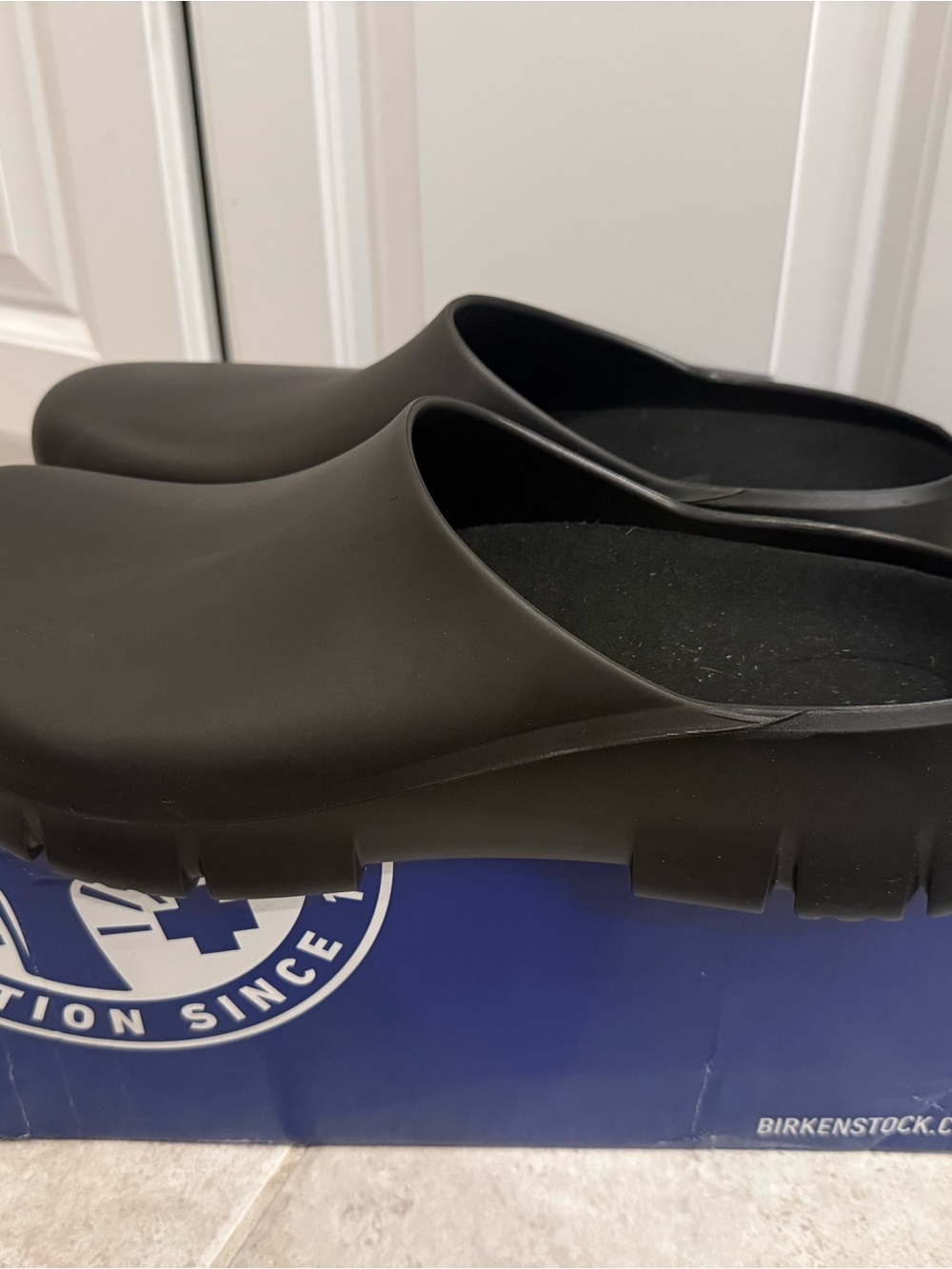 Birkenstock Matte Black Men's Slip-On Clog